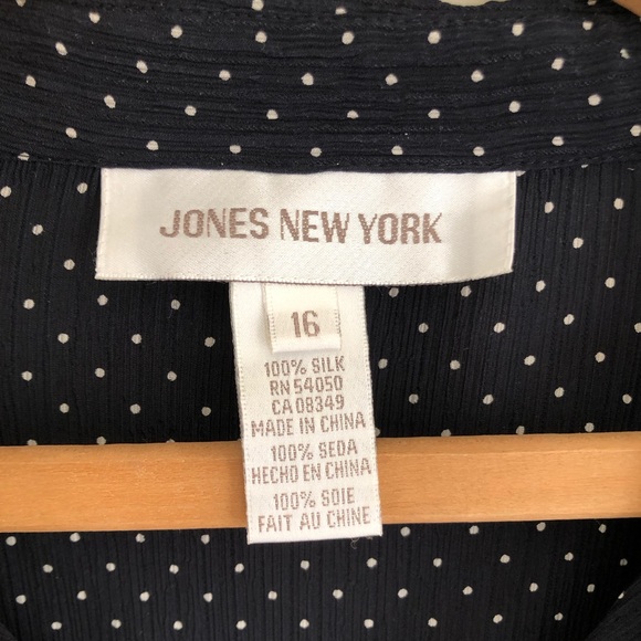 Polka dot silk button down - Picture 12 of 16